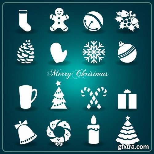 Christmas Design Elements #2 - 25 Vector