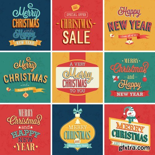 Christmas Design Elements #2 - 25 Vector