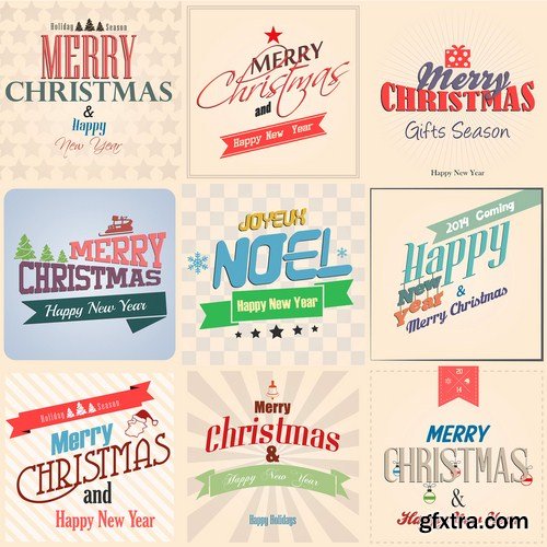 Christmas Design Elements #2 - 25 Vector
