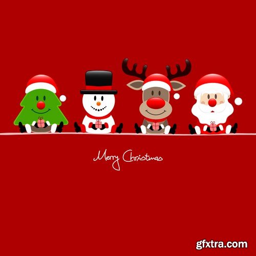 Merry Christmas Collection #8 - 25 EPS, AI