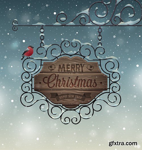 Merry Christmas Collection #8 - 25 EPS, AI