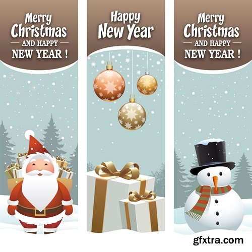 Merry Christmas Collection #8 - 25 EPS, AI