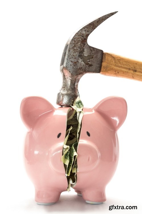 Piggy Bank on White Background 25xJPG Piggy Bank on White Background 25xJPG