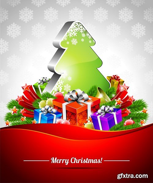 Christmas Fir-tree #2 - 25 EPS