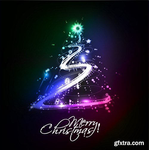 Christmas Fir-tree #2 - 25 EPS