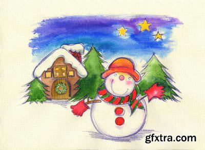 Hakata Good Pro HG037 Illustration 1 - Christmas
