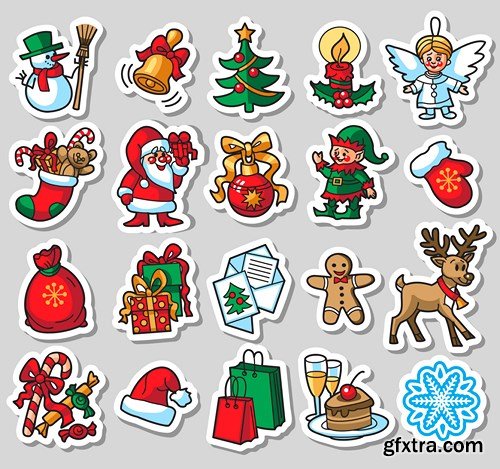 Merry Christmas Collection #11 - 25 EPS, AI