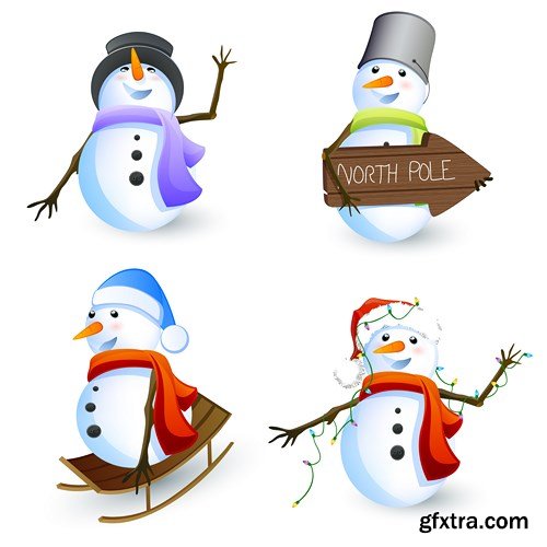 Merry Christmas Collection #11 - 25 EPS, AI