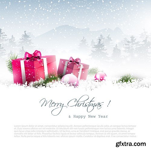 Merry Christmas Collection #12 - 25 EPS, AI