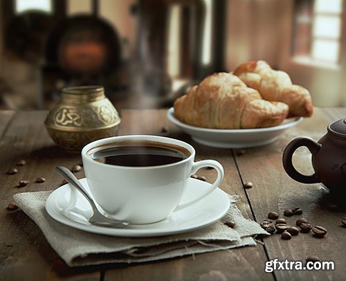 Black morning coffee, 3 - PhotoStock