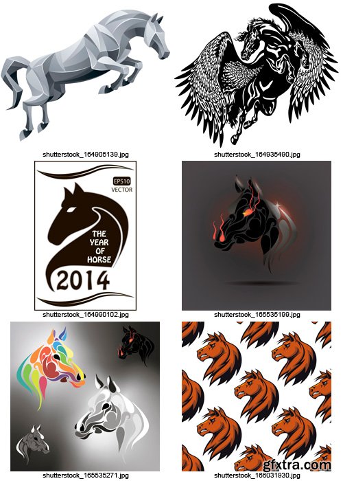 Amazing SS - Horse Collection, 25xEPS Amazing SS - Horse Collection, 25xEPS