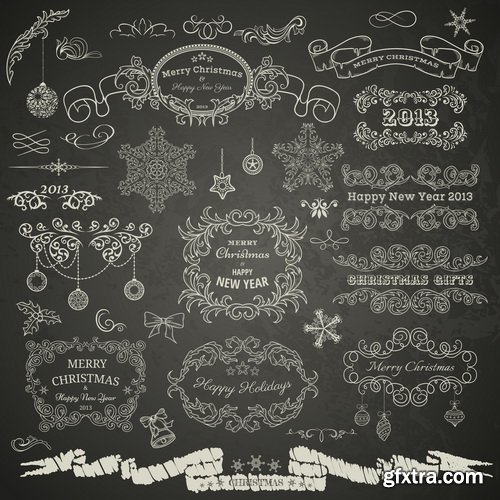 Amazing SS - Typography Christmas 5, 35xEPS