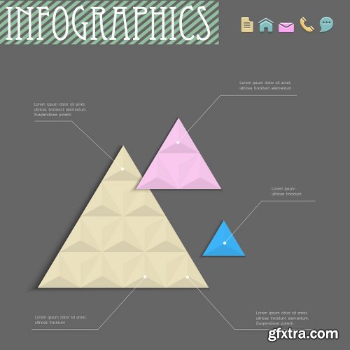 Collection of Infographics and Graphs Vectors