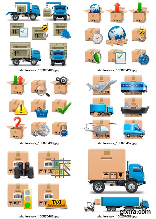 Amazing SS - Shipment Icons, 25xEPS Amazing SS - Shipment Icons, 25xEPS