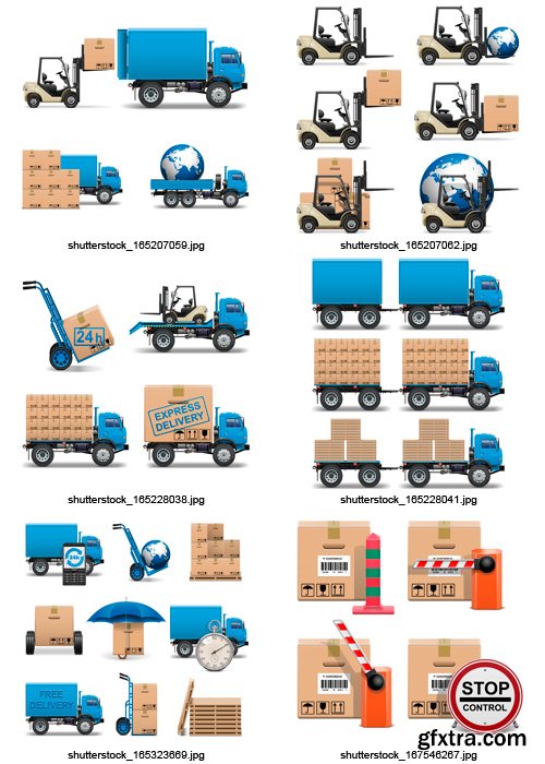 Amazing SS - Shipment Icons, 25xEPS Amazing SS - Shipment Icons, 25xEPS