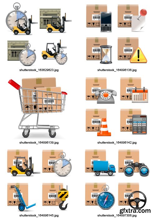 Amazing SS - Shipment Icons, 25xEPS Amazing SS - Shipment Icons, 25xEPS