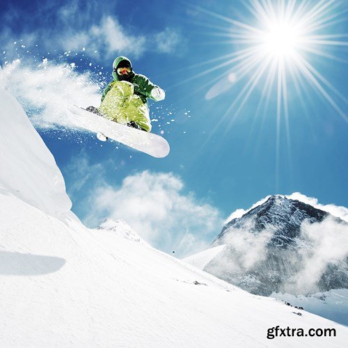 Mountain Skiing, 25xUHQ JPEG