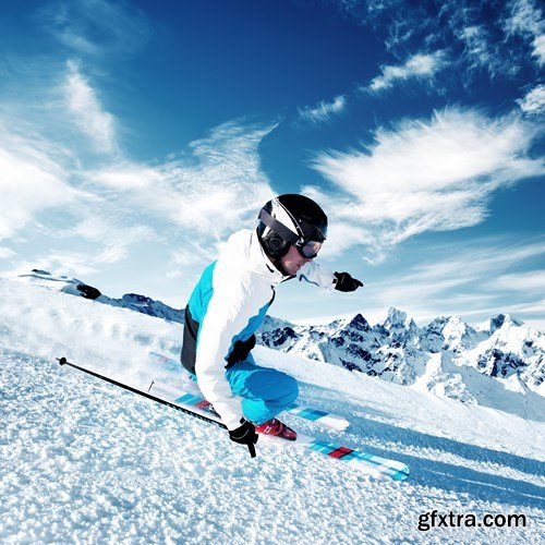 Mountain Skiing, 25xUHQ JPEG