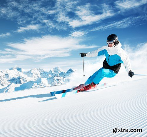 Mountain Skiing, 25xUHQ JPEG