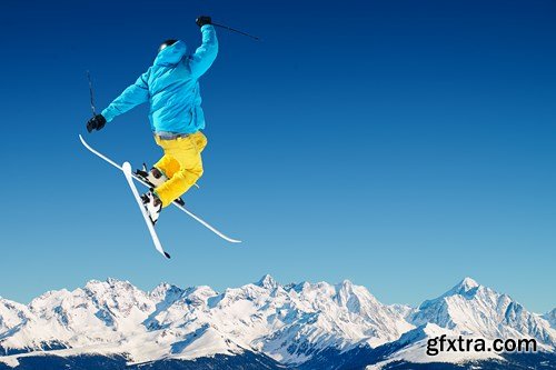 Mountain Skiing, 25xUHQ JPEG