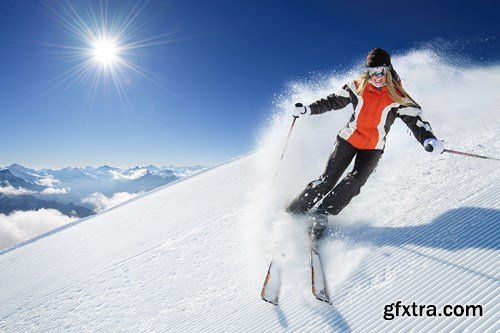 Mountain Skiing, 25xUHQ JPEG