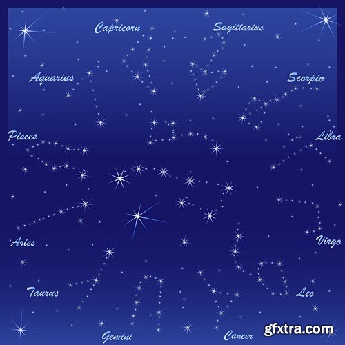 Zodiac Collection, 25xEPS, AI