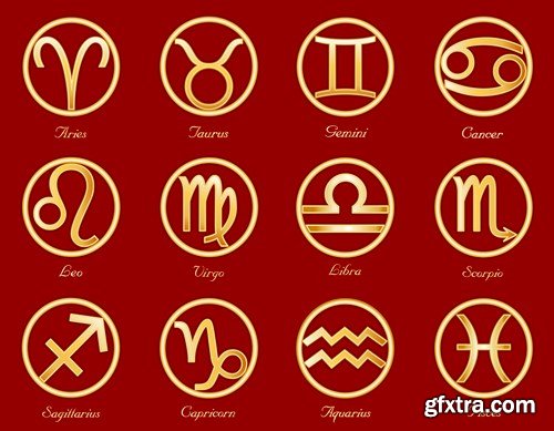 Zodiac Collection, 25xEPS, AI