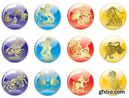 Zodiac Collection, 25xEPS, AI