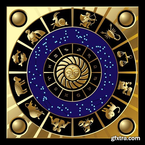 Zodiac Collection, 25xEPS, AI