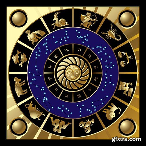 Zodiac Collection, 25xEPS, AI