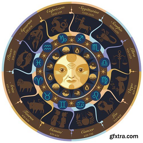 Zodiac Collection, 25xEPS, AI