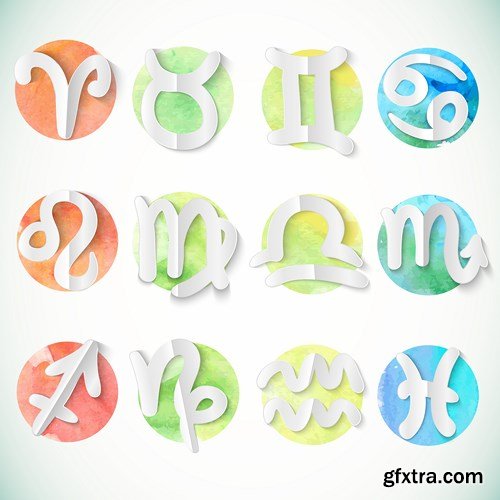 Zodiac Collection, 25xEPS, AI