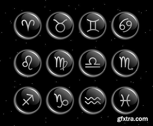 Zodiac Collection, 25xEPS, AI