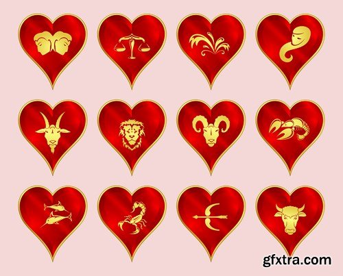 Zodiac Collection, 25xEPS, AI