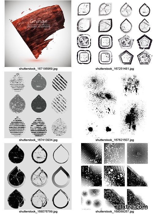 Amazing SS - Grunge Elements, 25xEPS