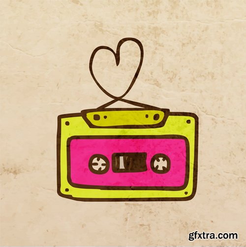 Cute Hand Drawn Vector Illustration #2 - 25xEPS Cute Hand Drawn Vector Illustration #2 - 25xEPS