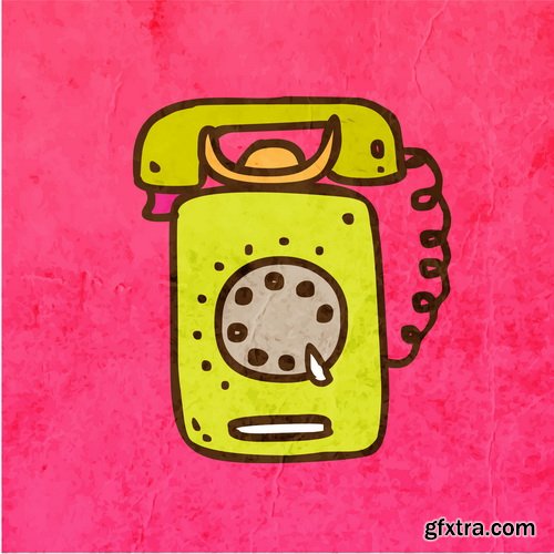 Cute Hand Drawn Vector Illustration #2 - 25xEPS Cute Hand Drawn Vector Illustration #2 - 25xEPS