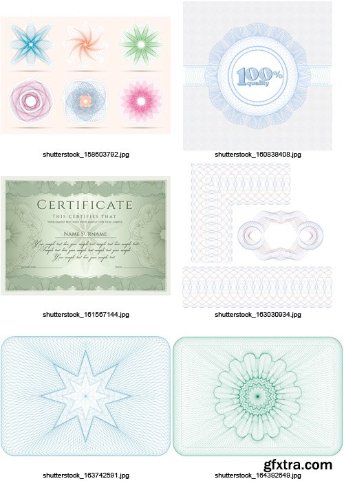 Amazing SS - Guilloche Elements 5, 25xEPS