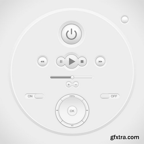 Media Player Templates 25xEPS