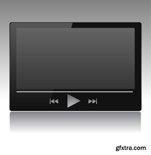 Media Player Templates 25xEPS