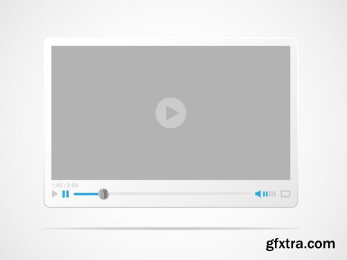 Media Player Templates 25xEPS