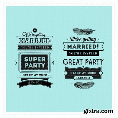 Typography Inspiration Elements - 25x EPS