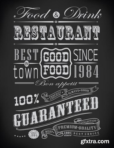 Typography Elements 2 - 25x EPS