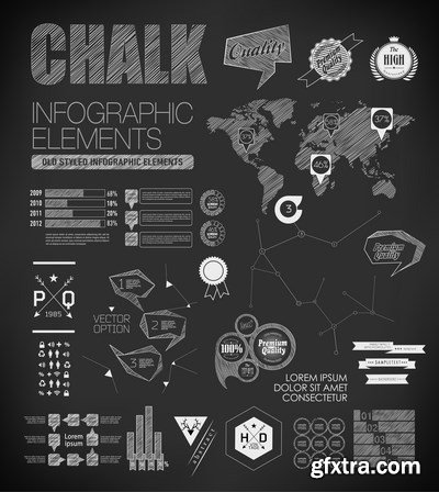 Typography Elements 2 - 25x EPS