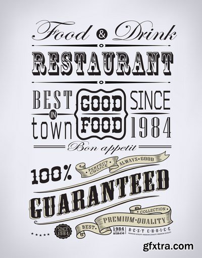 Typography Elements 2 - 25x EPS