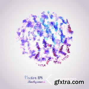 Abstract Hand Drawn Watercolor Vectors 25xEPS Abstract Hand Drawn Watercolor Vectors 25xEPS