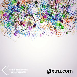 Abstract Hand Drawn Watercolor Vectors 25xEPS Abstract Hand Drawn Watercolor Vectors 25xEPS