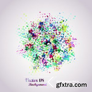 Abstract Hand Drawn Watercolor Vectors 25xEPS Abstract Hand Drawn Watercolor Vectors 25xEPS