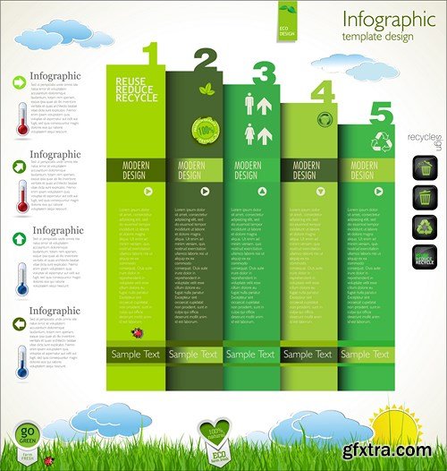 Collection of infographics vol.52, 25xEPS Collection of infographics vol.52, 25xEPS