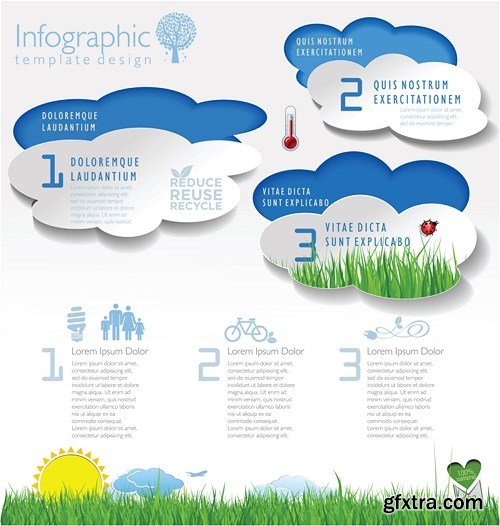 Collection of infographics vol.52, 25xEPS Collection of infographics vol.52, 25xEPS